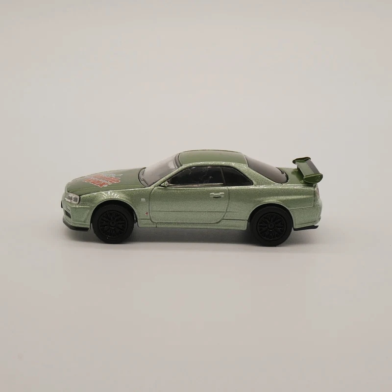 Greenlight 1:64 2012 Nissan Skyline GT R BNR34 литая модель автомобиля Matel игрушечные