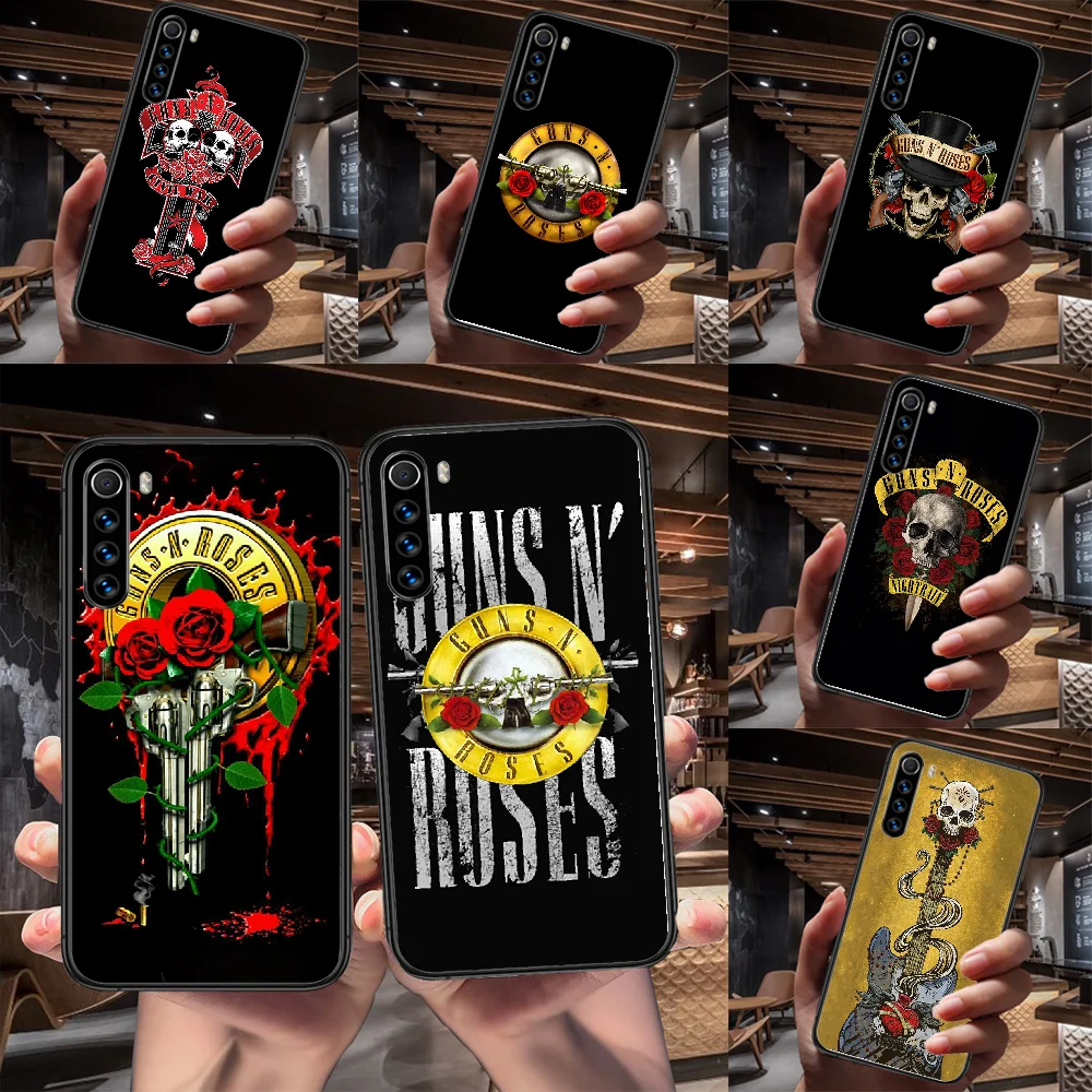 Рок-группы Guns N' Roses чехол для телефона Xiaomi Redmi Примечание 7 8 8T 9 9S 4X 7A 9A K30 Pro Ultra