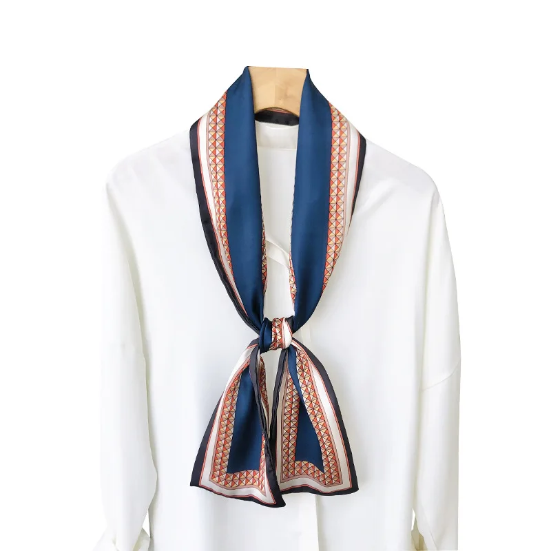 

Hot 2021 New Poncho Strip Long Scarfs Foulard Women Silk Scarf Fashion Lady Scarves Soft Shawls Pashmina Bandana Hijab Sjaal