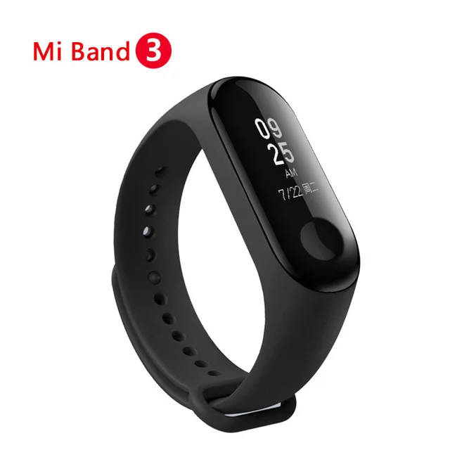 Origina Xiaomi mi Band 3 Смарт-Браслет фитнес-браслет mi Band 3 сенсорный экран частота сердечных сокращений смарт-браслет для Android IOS - Цвет: mi band 3
