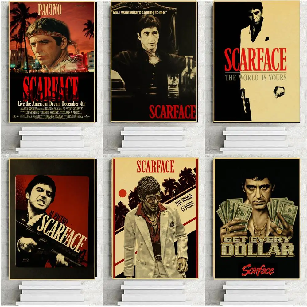 Ретро кино постеры настенный плакат картина винтажная печать на крафтовой