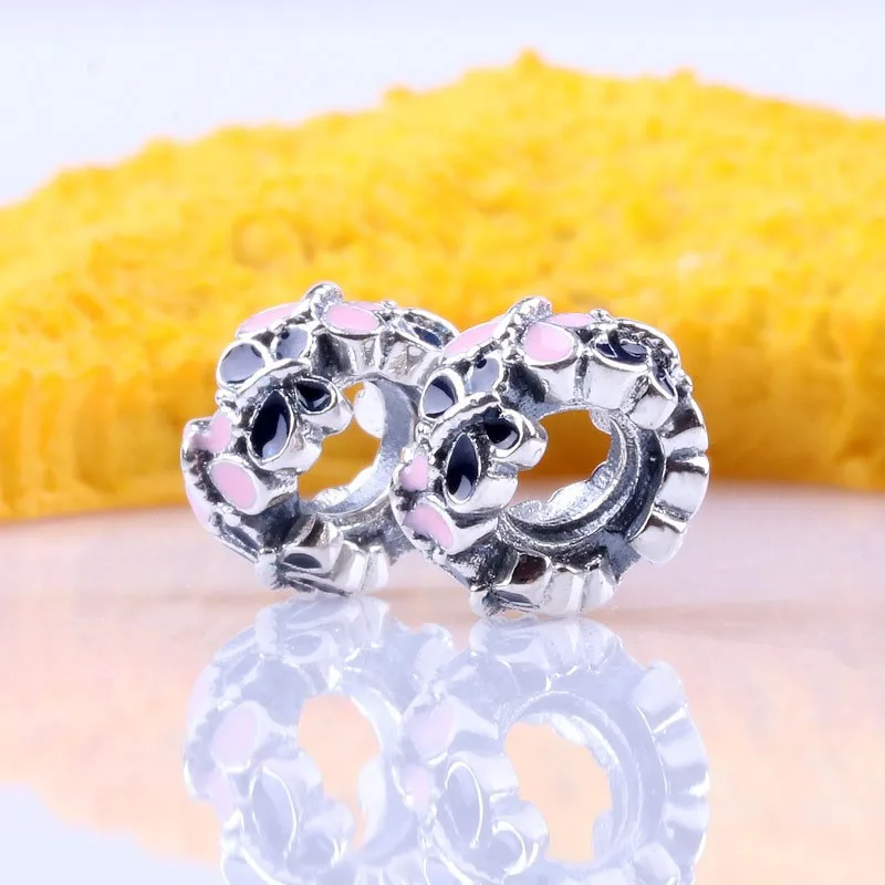 

Original 925 Sterling Silver Bead Innovative Enamel Butterfly Spacer Beads Fit Pandora Women Bracelet & Necklace Diy Jewelry