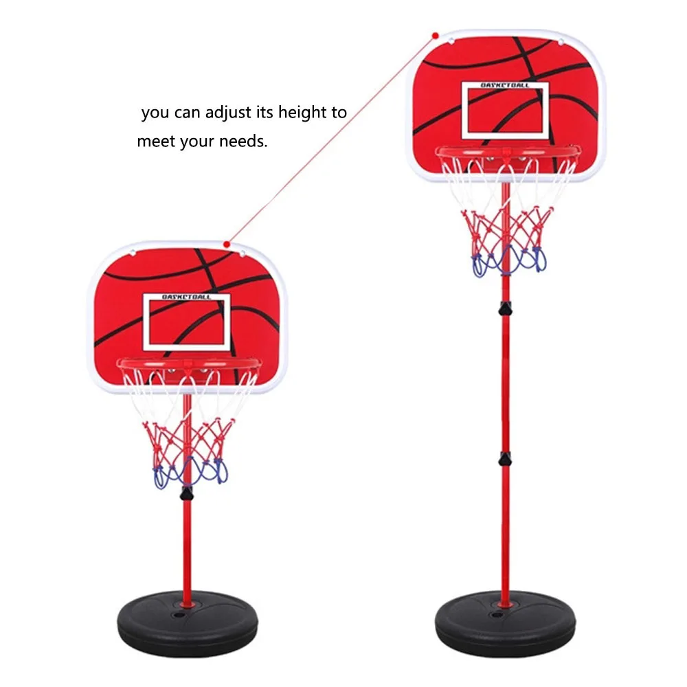 

Height Adjustable Basketball Stand Outdoor and Indoor Basketball Training Sports Toys Iron Basketball Board