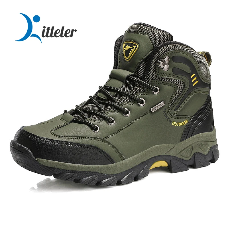 

Men Waterproof Hiking Shoes Outdoor Climbing Non-slip Camping Trekking Sneakers Breathable Jogging Sports Shoes Male Sneakers