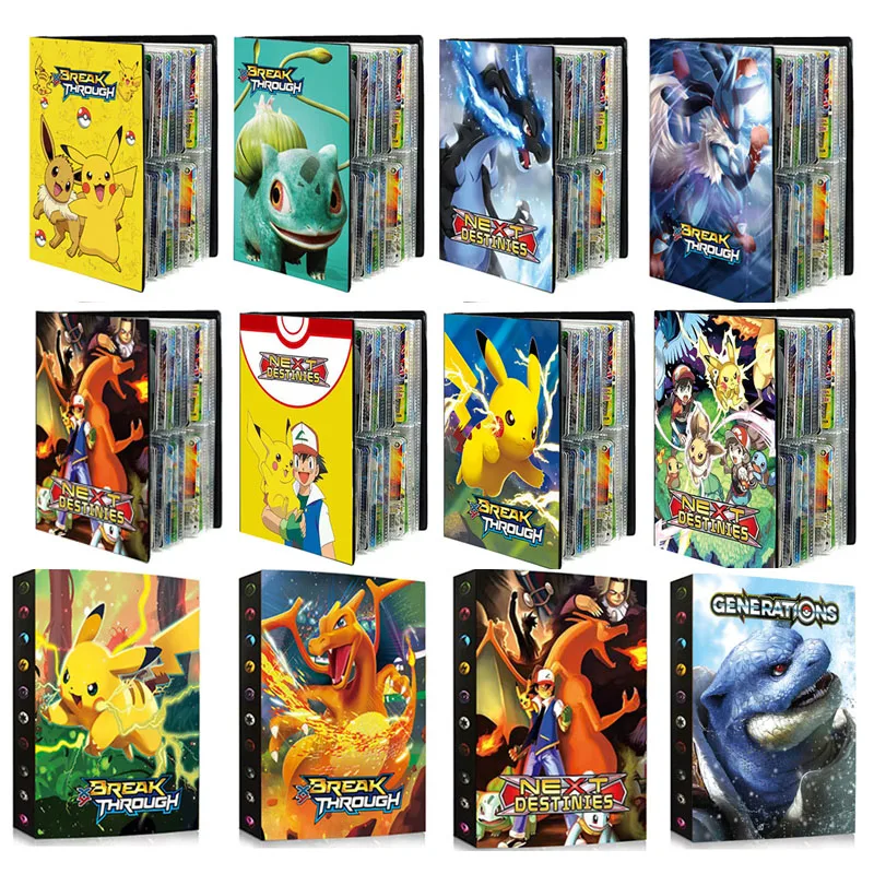 VMAX GX-&aacute;lbum de cartas de Pok&eacute;mon, carpeta de colecci&oacute;n con soporte, libro de dibujos animados de Anime, 2021 Uds., regalo genial, novedad de 240-0