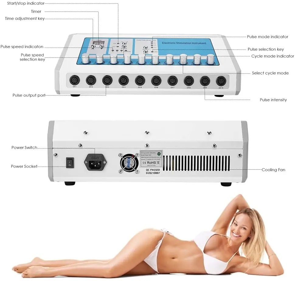 Новинка фитнес-оборудование для тела S871 снижение веса аппарат электростимуляции