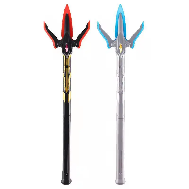 

New Children's Toys 65cm Ultraman Ginga Weapons Ginga Spark Lance Action Figures Model Altman Acousto-optic Toys Induction Voice