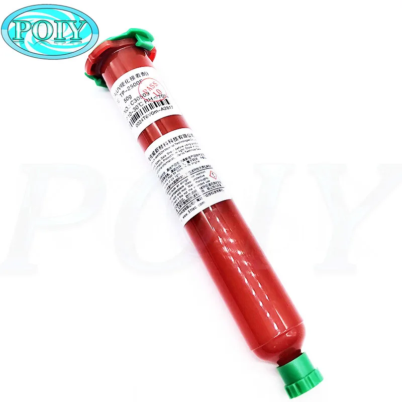 TP-2500F 100pcs 50G UV Glue LOCA Liquid Optical Clear Adhesive For Cellphone Glass Lens Repair DHL | Обустройство дома