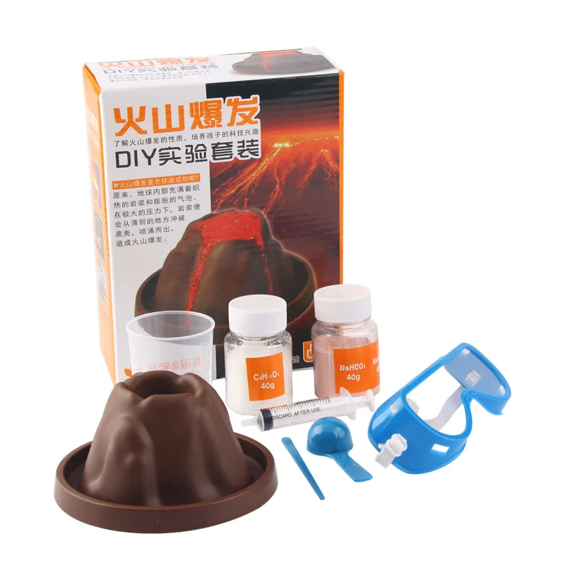 Jiyin diy Детская игрушка технологии небольшое производство модель вулканического