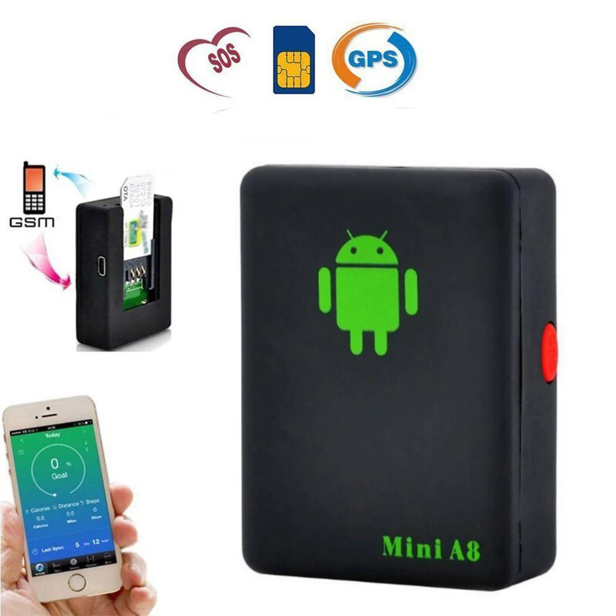 

Mini Global Tracker Bug Room Remote Voice Surveillance GSM Listening Box Device Sim Slot UK 1900MHz Support 32M Memory Card