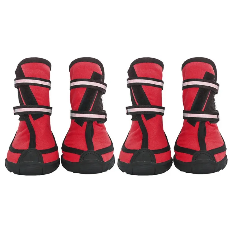 Нескользящая обувь для больших собак Водонепроницаемый собака резиновые сапоги