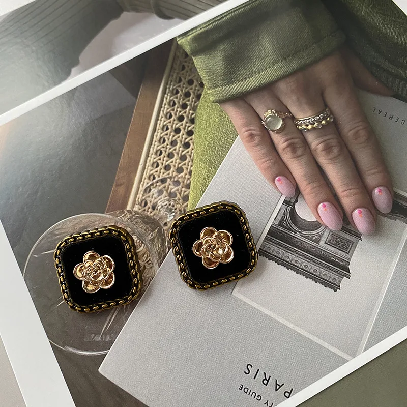 Квадратные искусственные принадлежности для рукоделия 20/25 мм в стиле ретро с