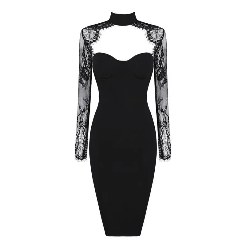 Summer Lace Women Dress 2020 New Fashion Long Sleeveless Ladies Clothes Sexy Dresses Bandage | Женская одежда