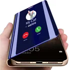 Умный зеркальный чехол для телефона Xiaomi Redmi Note 9s, 9, 8, 7, 5, 6 Pro Max, 8T, 4, 4X, Redmi 9, K20 Pro, 4X, 8, 8A, 7, 7A, 6, 6A, 5 Plus, F1