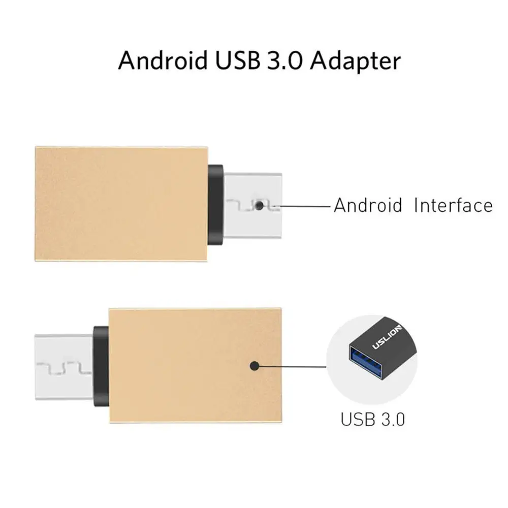 Micro USB OTG Adapter Male To 3.0 Female Connector Data Converter For Samsung Xiaomi Android Mobile Phone Adapters | Мобильные