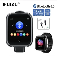 ruizu mp3 player bluetooth m8 detachable 1 6inch full touch screen 16gb wearable music playersupport external playback function