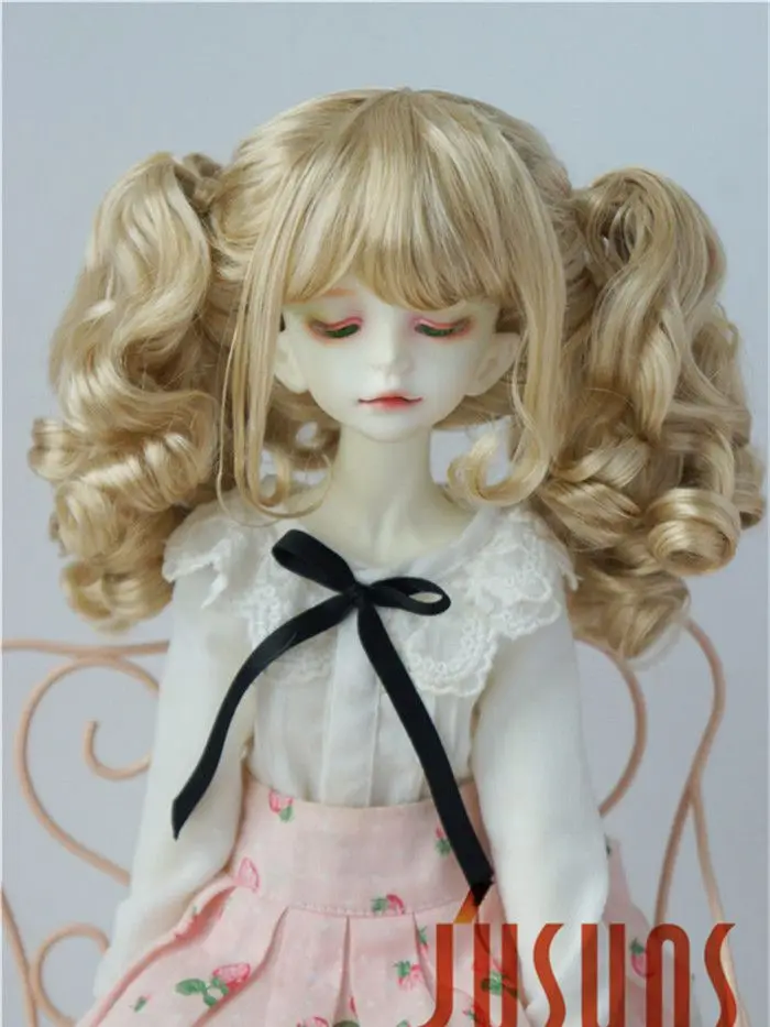 Парики JD308 1/6 1/4 1/3 для шарнирных кукол с двойными вьющимися волосами модные
