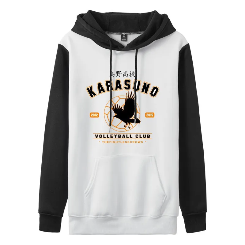 

Хината и кагеяма Haikyuu принты женская уличная одежда искусственная Лоскутная Harajuku Готическая толстовка хип-хоп модная женская с капюшоном