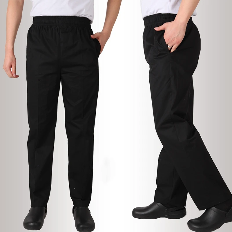 Men Chef Pant Restaurant Uniforms Work 