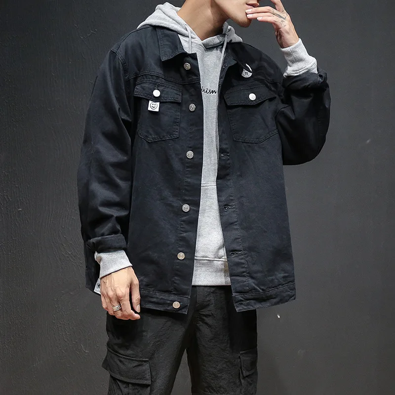 Осенняя Новая рабочая куртка мужская Японская Ретро негабаритная брендовая
