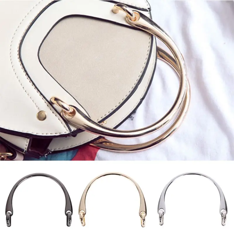 

1PC Alloy Bag Handle for Handcrafted Handbag Shoulder Bags Part & Accessories DIY craft projects Perfect for hanbag shoulder bag