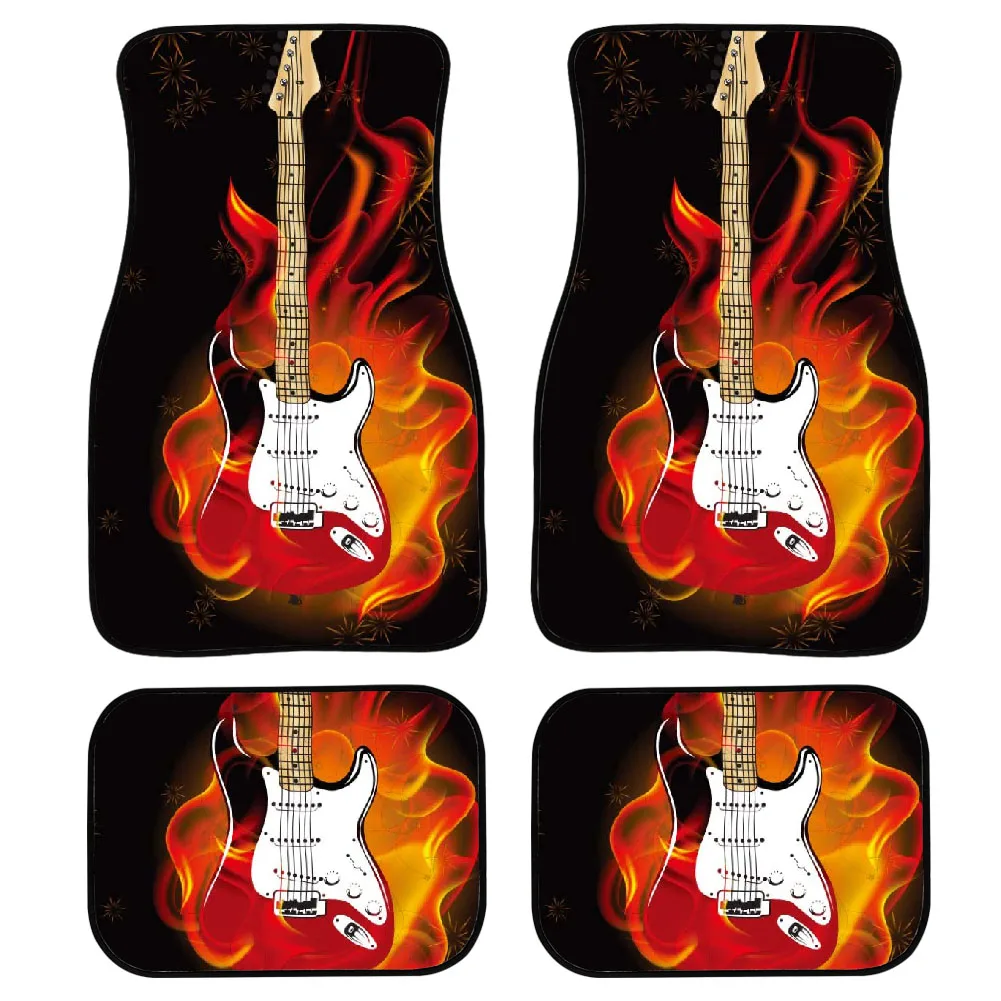 

PinUp Angel Beth Pattern Floor Mat for Cars 4pcs/Set Auto Winter Accessories Durable Car Footpads Vehicle Interior Protector