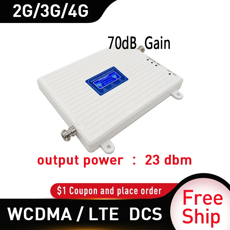 Двух частотах 1800/2100 МГц GSM DCS WCDMA LTE 3G 4 Гб двухполосный усилитель сигнала