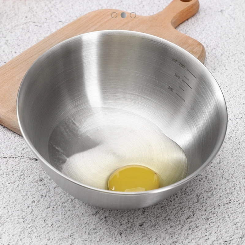 Набор чашек для салата из нержавеющей стали 304 ложка хранения миска смешивания