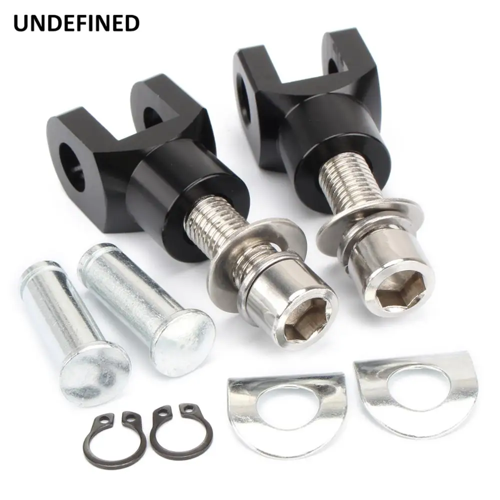 Мотоцикл хромированный ножной Peg Clevis Набор для Harley Honda Yamaha Suzuki Универсальный Footpeg подставка для ног Clevis крепление w/оборудование 29 мм