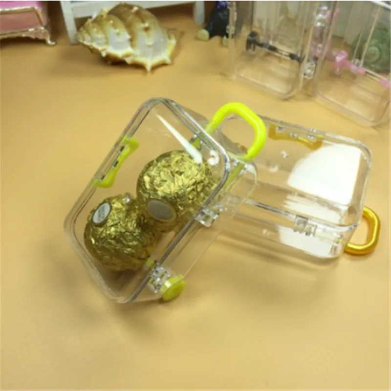 Свадебная вечеринка украшение коробка для хранения пластиковый мини Дорожный