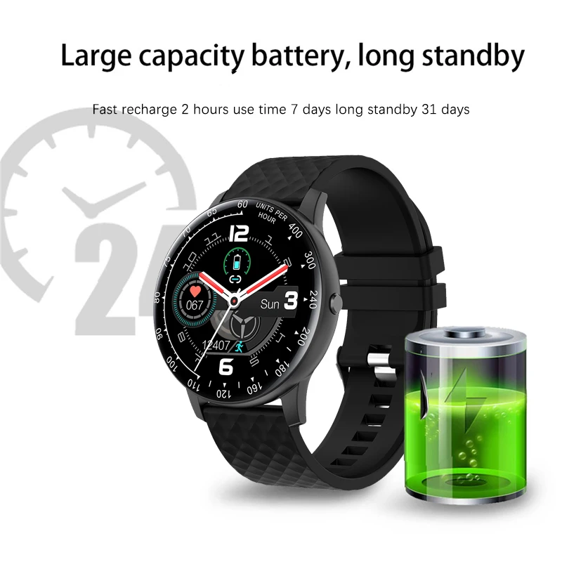 

IP68 Waterproof Smart Watch Women Men Heart Rate Monitor for Android/iPhone Call information Sport Full Touch Fashion Smartwatch