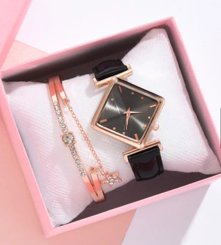 

Elegant Simple Rectangle Ladies Watch Silver Quartz Clock 2020 Women's Fashion Casual Retro Leather Watches Female Wristwatches