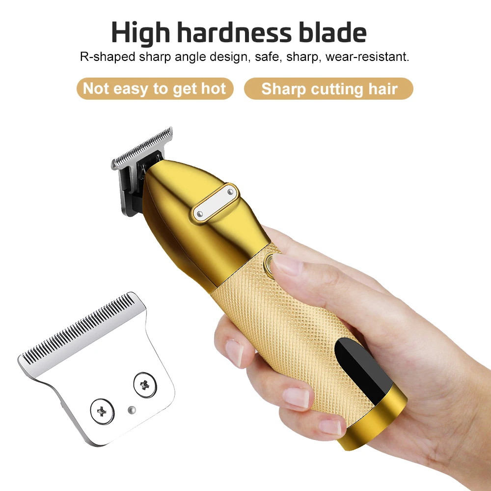 Машинка для стрижки волос Мужская аккумуляторная 0 мм со светодиодный ным