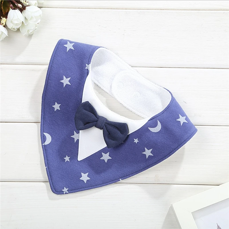 

Comfortable Soft Bib Baby Girl & Boys Bibs Apron Newborn Waterproof Cotton Triangle Saliva Towel Infant 0-36 Months