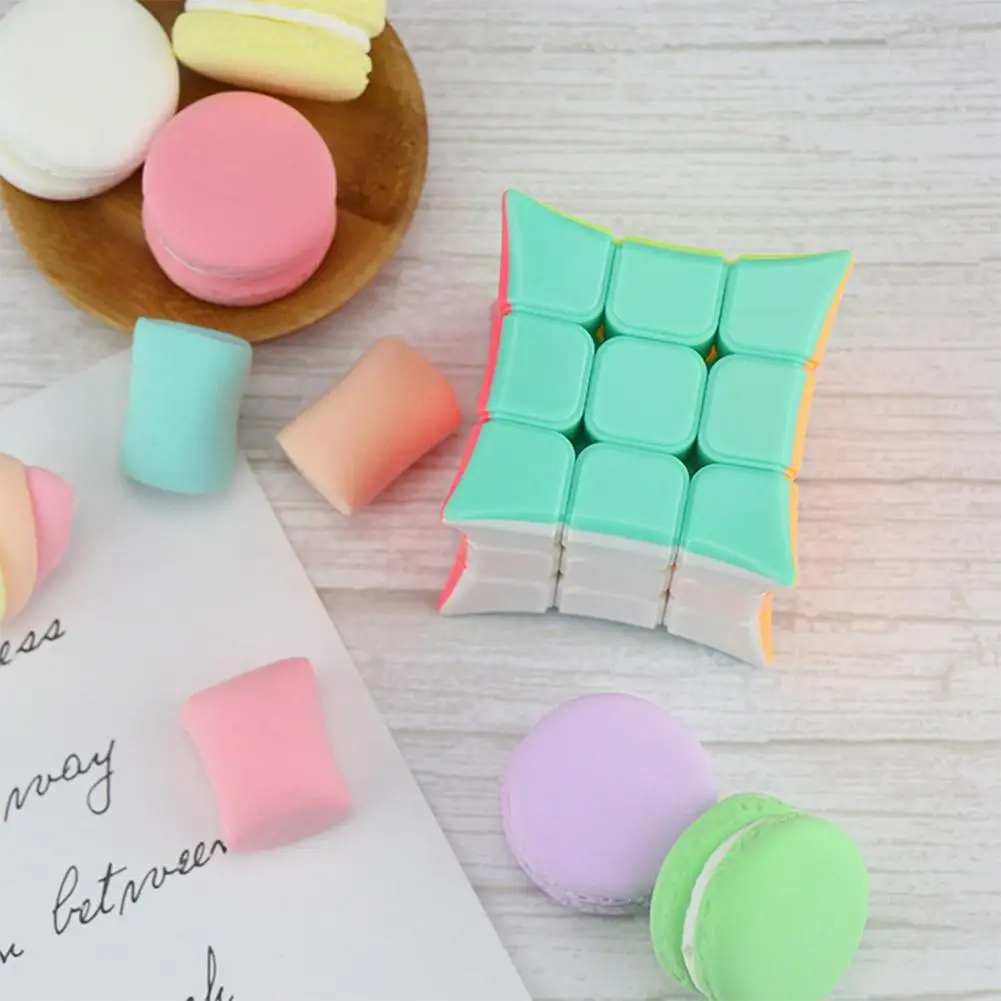 Выпуклая пластырь гладкая головоломка кубик в форме инопланетянина игрушка для