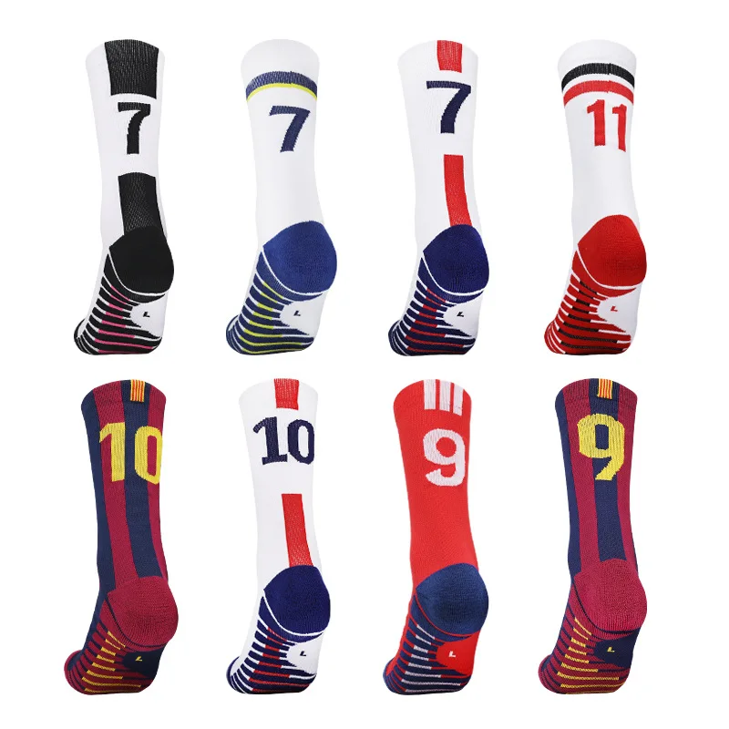 

New football socks adult towel bottom training socks breathable wear sports socks in the barrel of non-slip football socks