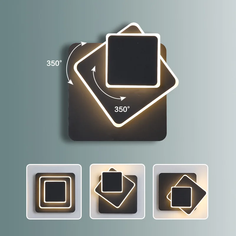 

nordic led crystal wall light deco maison wall lamp lustre bedroom beside lamp