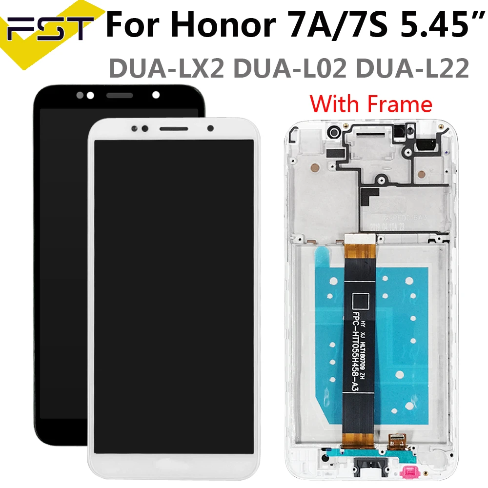 ЖК дисплей и дигитайзер сенсорного экрана для Huawei Honor 7A 7S 5 45 дюйма L02 L22 LX1 экран с