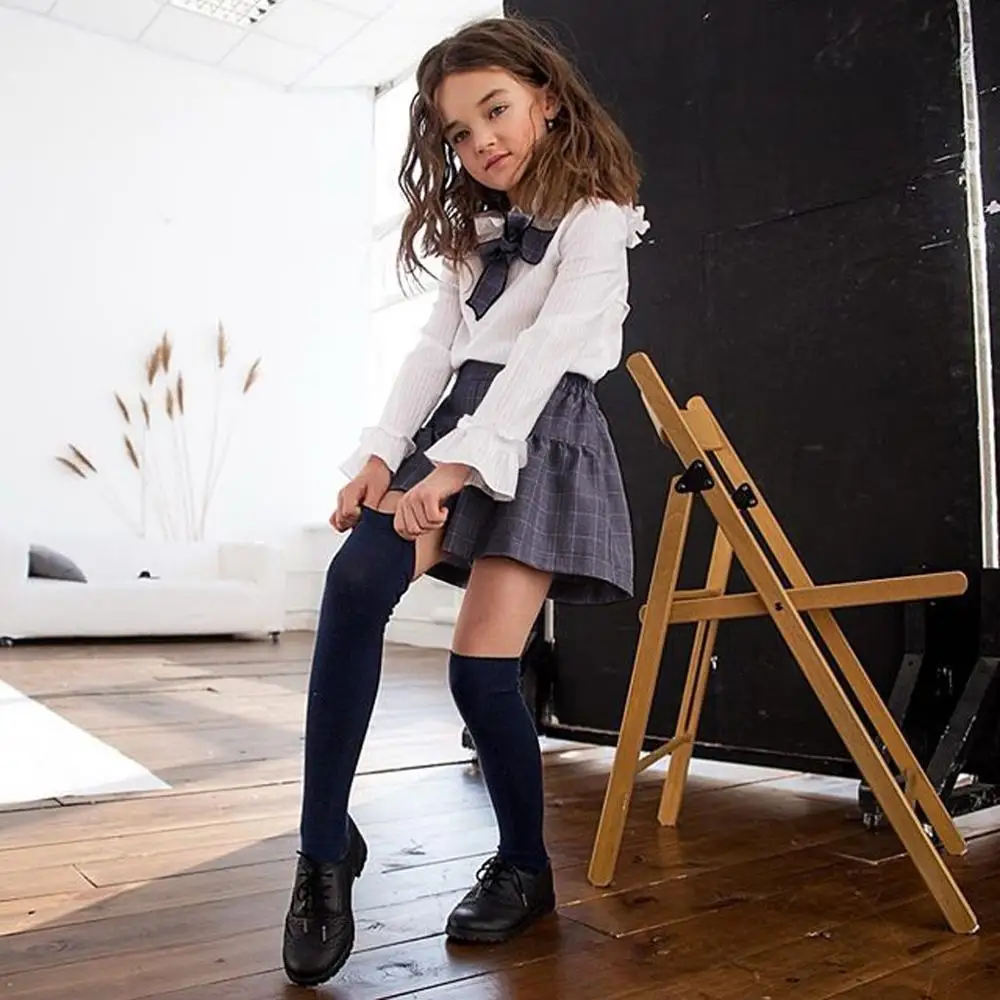 3 шт. Детское платье для маленьких девочек комплект в духе колледжа с