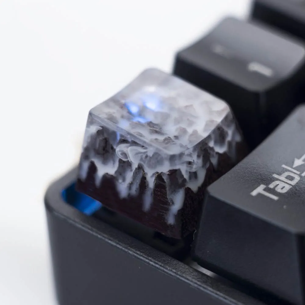 Персонализированная 3D Ручная подсветка из древесной смолы колпачок для