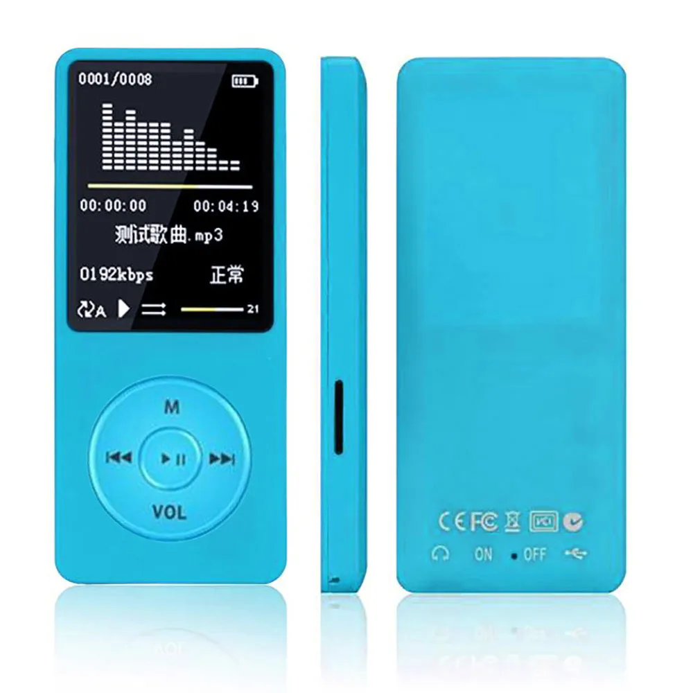 Популярный стильный MP3-плеер с поддержкой карт Micro-Sd на 16 ГБ, мини Usb порт 1,8, ЖК-цифровой музыкальный плеер#20