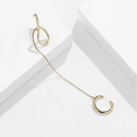 925 sterling silver drop ear clip for woman no pierced stud earrings trendy temperament simple gift fine joias ouro 18k jewelry