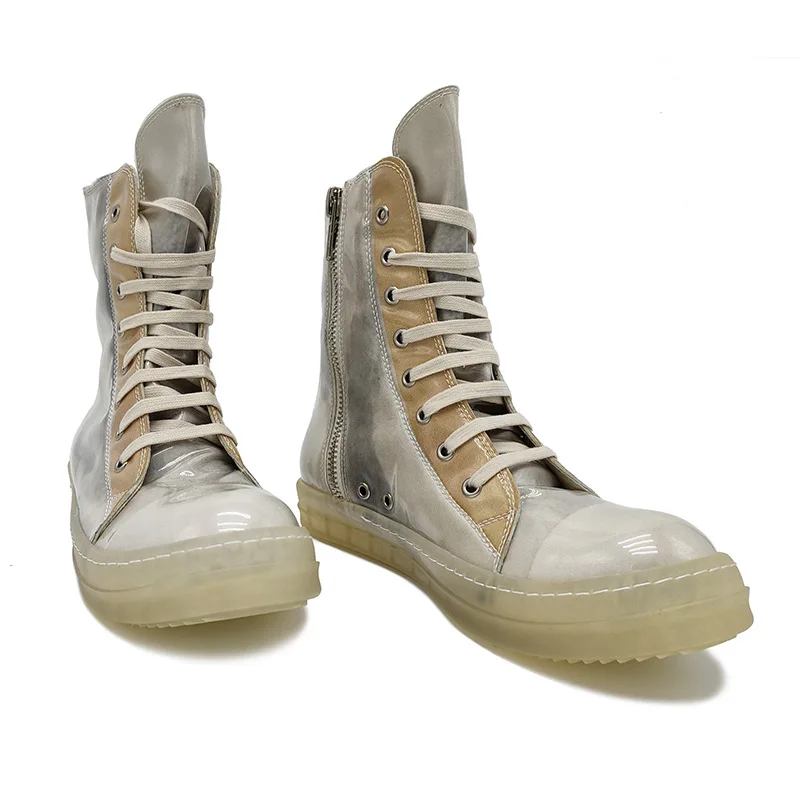 

Rick Hip Hop Brand RO Owens Mixed Colors Design Men's Sneakers Men's Casual Shoes Women's Sports Shoes Women's Sneakers