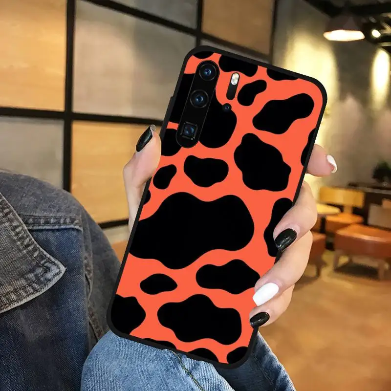 

Cow color Print Phone Case Funda For Huawei P9 P10 P20 P30 Lite 2016 2017 2019 plus pro P smart