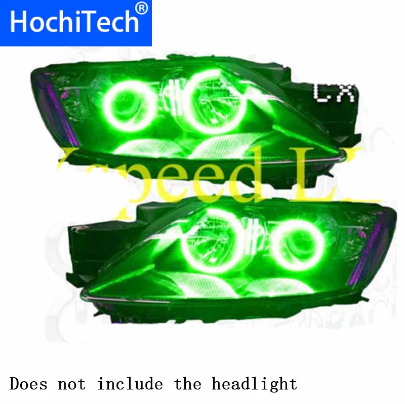 Для Mazda cx 7 2006 2007 2008 2009 2010 2011 2012 Светодиодный периметр фар колец halo многоцветный RGB