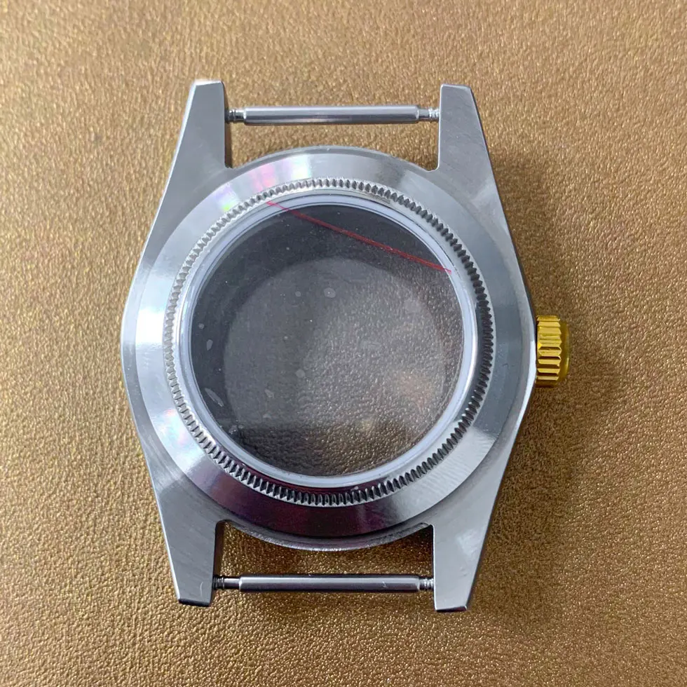 Watch PVD case 39mm Japan NH35/NH36 automatic movement stainless steel sapphire glass through the bottom |