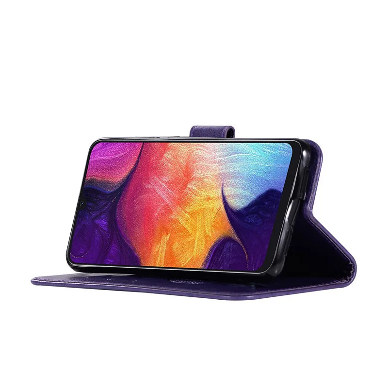 Чехол для Samsung A50 чехол Galaxy флип из искусственной кожи телефона A 50 A505F A505 6