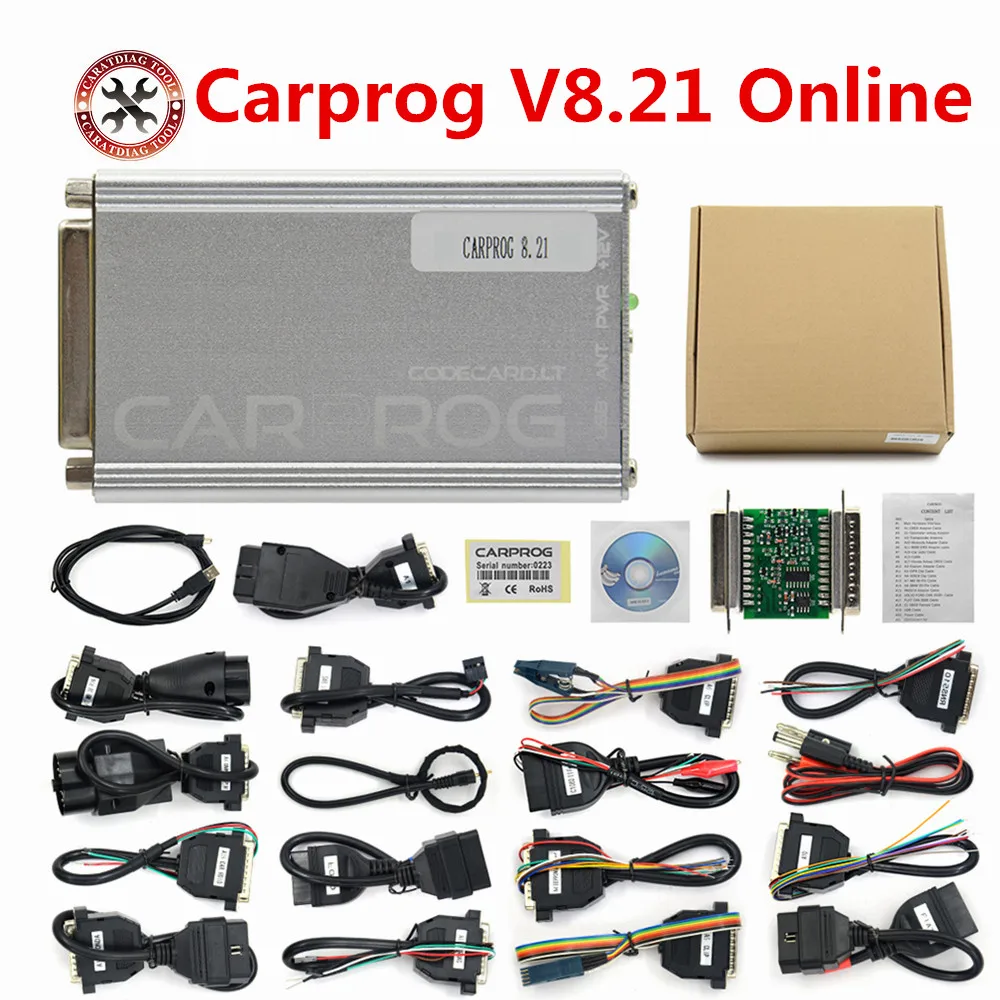 Carprog оригинальная полная версия V8.21 V10.93 адаптер программатор сброс инструмент