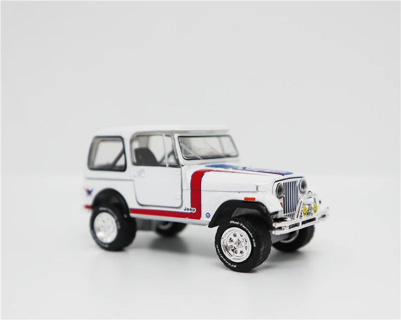 GreenLight 1:64 J eep CJ-7 1981 Бутик брелок для автомобильных ключей игрушки детей модели с