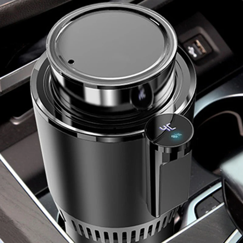 12V Car Office 2 in 1 Heating Cooling Cup Warmer Cooler Smart Digital Display Mug Drinks Holders | Автомобили и мотоциклы